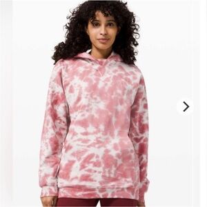 lululemon athletica Pink Tie-Dye Sweatshirt